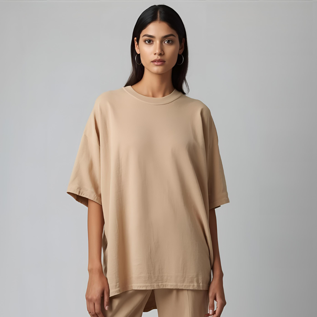 PALOMA | Beige Oversized T-Shirt